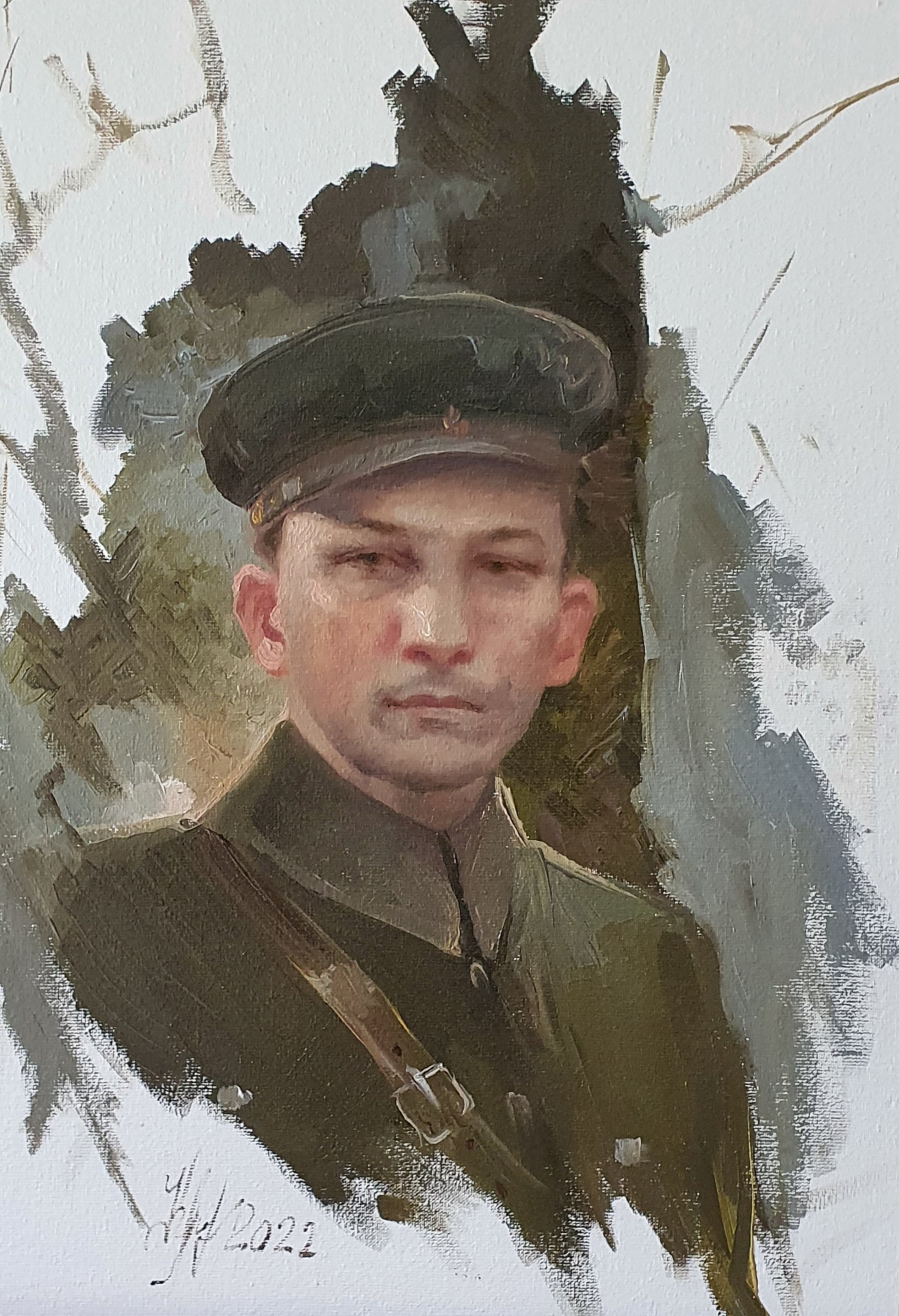Портрет сотенного УПА Миколи Кутраня